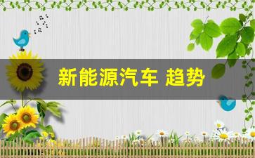 新能源汽车 趋势(新能源汽车趋势和前景)_https://www.eamstsz.com_上交所_第1张
